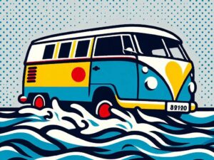 Van - In the ocean