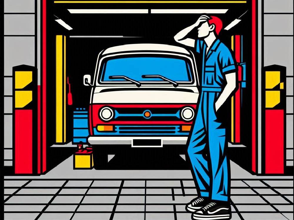 van - Off the road
