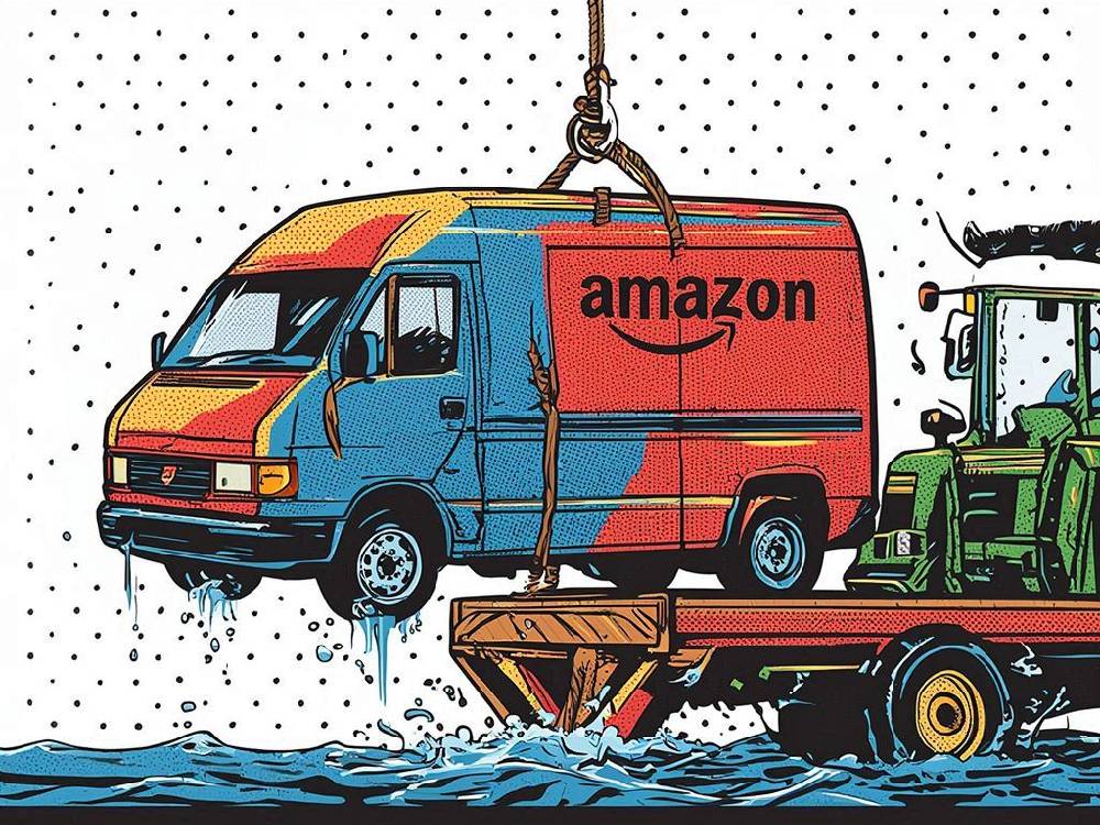 Van Driver follows GPS into Thames Estuary